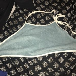 Fashion Nova Tops - A halter tie top green minty color Fashion Nova Tops - A halter tie top green minty color